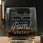 Personalised Time Flies When You're Having Rum Tumbler, thumbnail 1 of 4