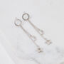 Night Sky Star And Moon Earrings, thumbnail 9 of 9