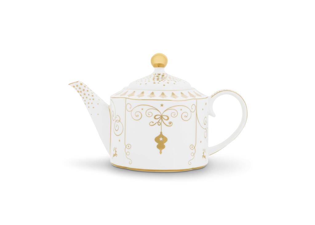 Pip Studio Royal Christmas Teapot Small, 1 of 2