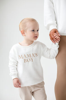 Mama's Boy/Girl Emb Sweatshirt With Optional Mama Sweat, 5 of 10