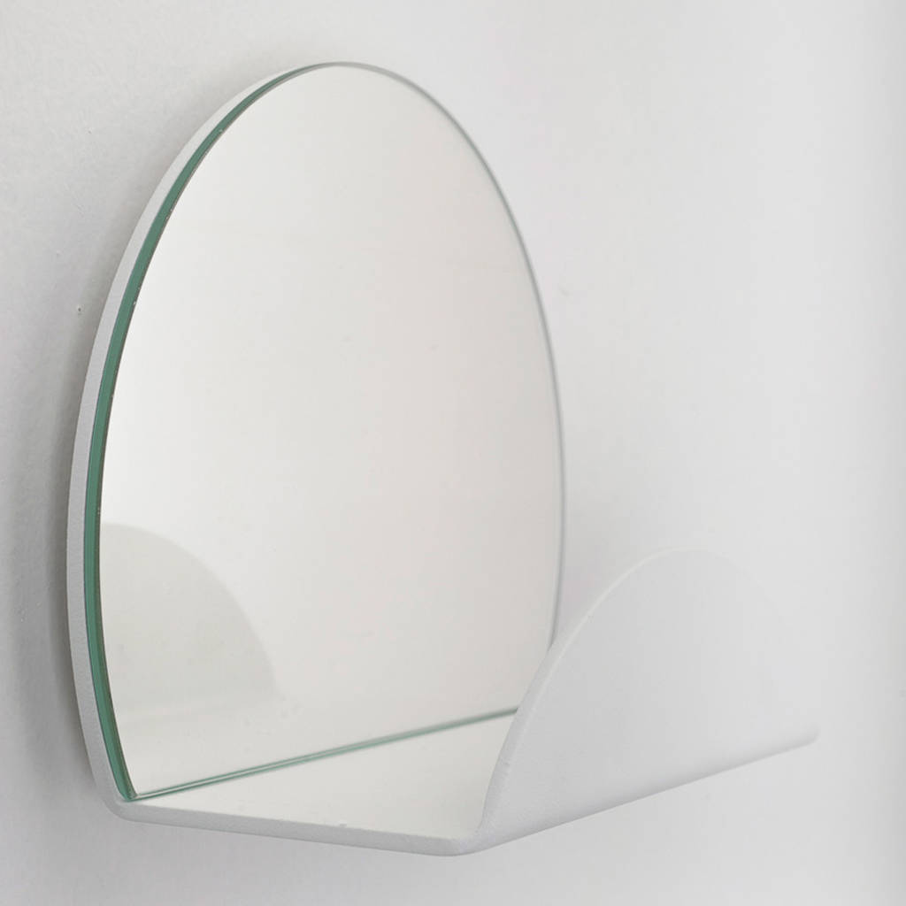 Coat Hook Shelf And Wall Mirror By Lime Lace