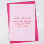 Personalised 'Words Can't Express…' Valentine's Card, thumbnail 1 of 3