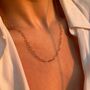 Hearts Love Chain Necklace In Sterling Silver, thumbnail 8 of 12