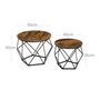 Set Of Two Brown Side Coffee Tables, thumbnail 6 of 6