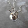 Harmony Ball Pregnancy Necklace With Freshwater Pearl, thumbnail 1 of 6