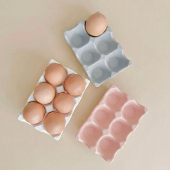 Modern Handmade Egg Tray And Egg Holder, 2 of 10