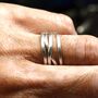 Handmade Sterling Silver Spiral Ring, thumbnail 4 of 6