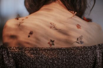 Flowers And Berries Temporary Tattoo, 4 of 7