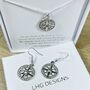 Good Luck Compass Necklace Gift, thumbnail 4 of 4