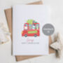 Christmas Express Bus Personalised Christmas Card, thumbnail 1 of 3