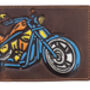 Biker Design Men's Bifold Leather Wallet, thumbnail 4 of 8