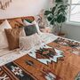 Aztec Style Brown Blanket And Furniture Throw, thumbnail 6 of 8