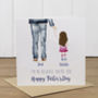 Personalised Daughter Girl Father's Day Card, thumbnail 3 of 6