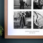Personalised Six Photos Couples Print, thumbnail 4 of 8