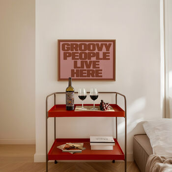 Groovy People Live Here Music Print, 2 of 7