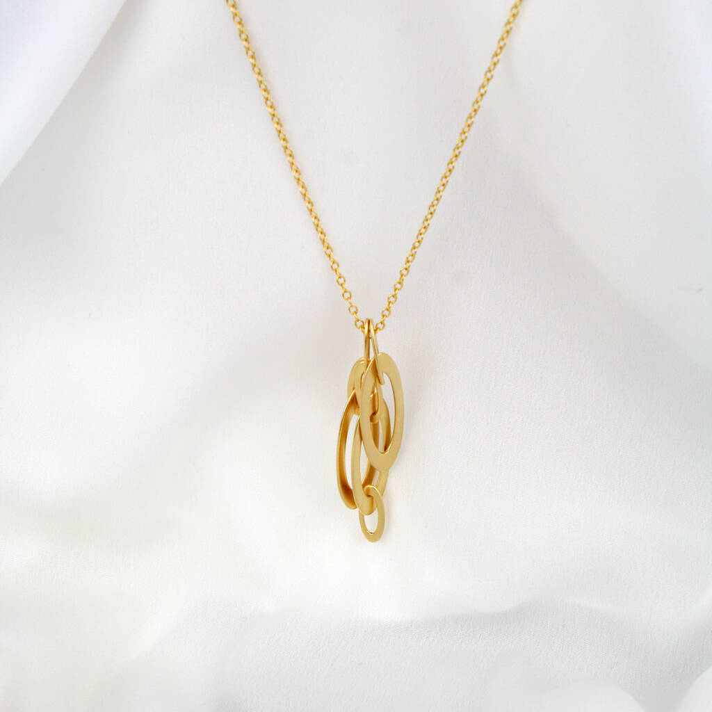 Simple Layered Pendant By Industrial Jewellery | notonthehighstreet.com