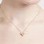 Gold Ray V Necklace, thumbnail 2 of 2