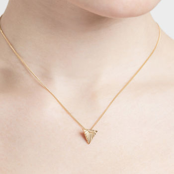 Gold Ray V Necklace, 2 of 2