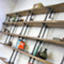 Emilie Asymmetric Reclaimed Scaffolding Shelves, thumbnail 5 of 5