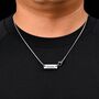 Customisable Silver Snake Chain Necklace, thumbnail 7 of 9
