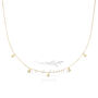Dainty 18 K Gold Plated Disc Coin Choker Necklace, thumbnail 2 of 8