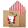 Handmade Groovy Santa Claus Personalised Card Or Pack, thumbnail 1 of 5