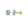 Savanne Gemstone And Gold Plated Stud Earrings, thumbnail 5 of 10