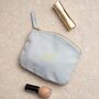 Personalised Initial Pastel Blue Organic Spring Purse, thumbnail 5 of 6