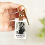 'Neutrals' Leather Photo Memory Keyring, thumbnail 1 of 7