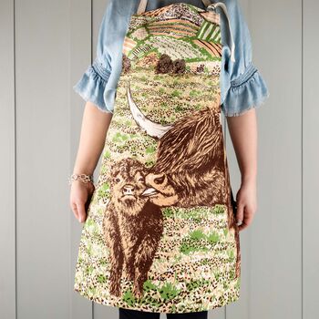 Highland Cow Love Apron, 2 of 6