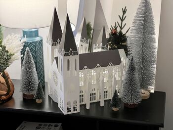 Paper Cathedral Christmas Decoration, 3 of 9