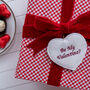Personalised Embroidered Valentine's Gift Tag, thumbnail 4 of 6