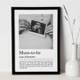Personalised Mum To Be Print, Gift For New Mum, thumbnail 1 of 6