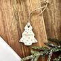Personalised Clay Mini Tree Decoration, thumbnail 2 of 6