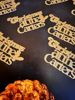 16 X Personalised Christmas Table Decor, Confetti, Scatter, Centrepiece, Many Colours, 6 of 11