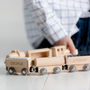 Personalised Wooden Birthday Train Set, thumbnail 3 of 9