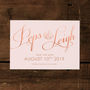 Classic Script Save The Date Card, thumbnail 1 of 10