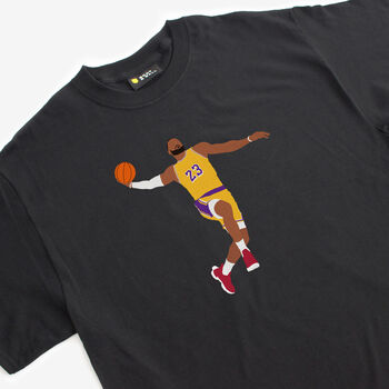 Le Bron James La Lakers T Shirt, 3 of 4