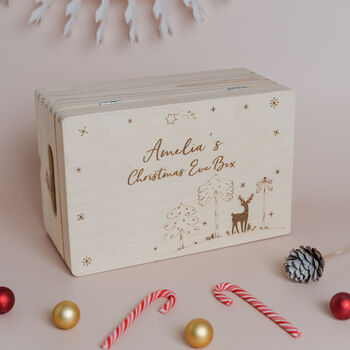 Personalised Christmas Eve Box With Reindeer, 2 of 6