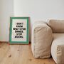 I Don't Know What's For Dinner | Wall Print, thumbnail 1 of 2