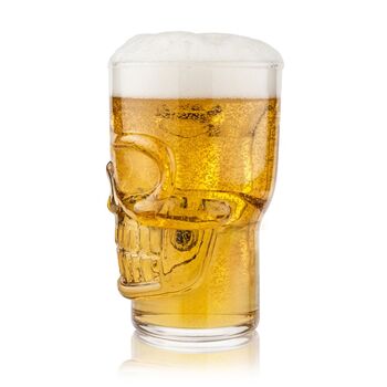 Skull Beer Glass, 2 of 4