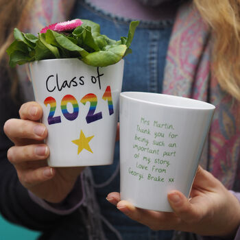Class Of 2024 Teacher Or Graduate Plant Pot, 5 of 9