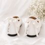 Personalised Bridal Prom White Pearl Pumps, thumbnail 1 of 5