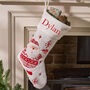 Personalised Santa's Workshop Christmas Stocking, thumbnail 1 of 5