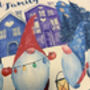 Personalised Gnome Family Christmas Cushion, thumbnail 2 of 5