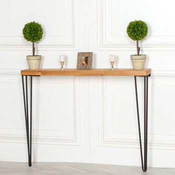 Narrow Hallway Console Table With Pin Legs, 3 of 5