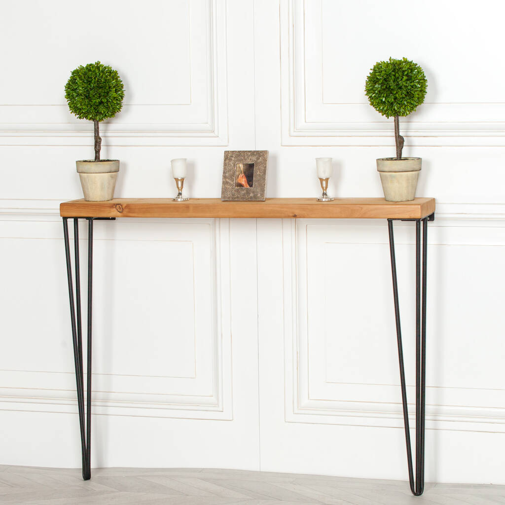 Narrow Hallway Console Table With Pin Legs By Mrswicker