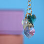 Crystal Heart Keychain, thumbnail 1 of 6