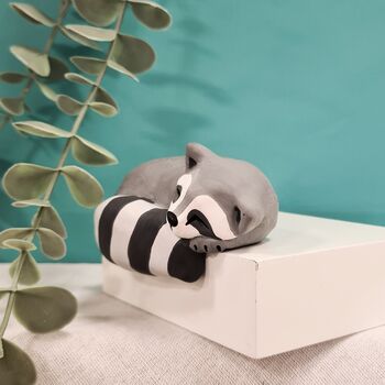 Sleeping Shelf Raccoon Grey, 5 of 9