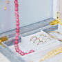 Personalised Velvet Dressing Table Jewellery Box, thumbnail 8 of 9